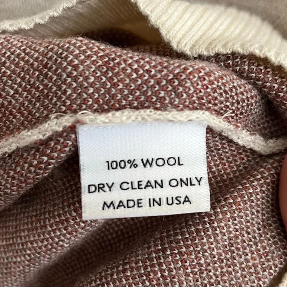 RARE Sugarhigh Lovestoned Mariposa Butterfly Turtleneck Wool Sweater Dress Large - Picture 8 of 15